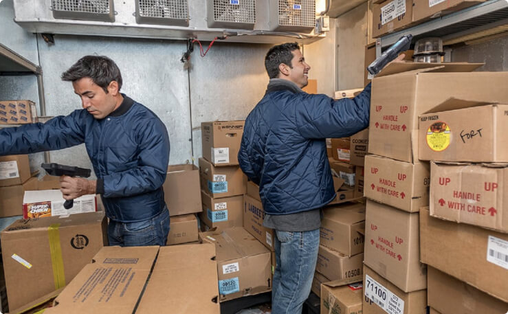 Doing inventory in a truck