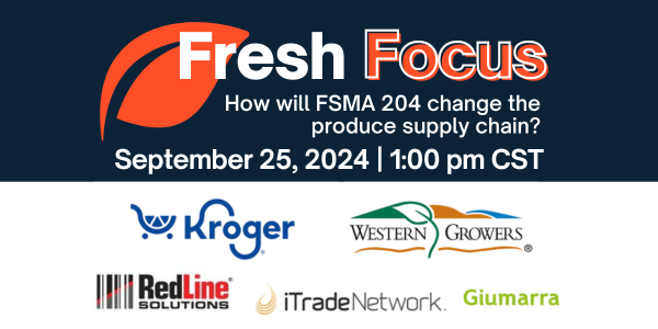 Fresh Focus Webinar info with RedLine Solutions and Kroger