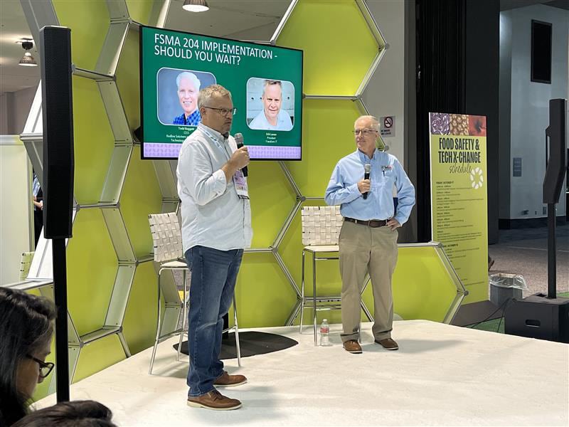 RedLine team presenting FSMA 204 at conference